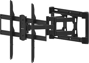 Amazon Basics Heavy Duty Dual Arm, Full Motion Articulating TV Mount for 37" to 80&qu